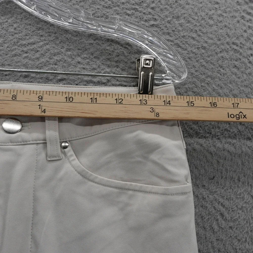 Lululemon ABC Slim‎ Fit Warpstream Pants 28x29 Beige Mens Athletic Stretch